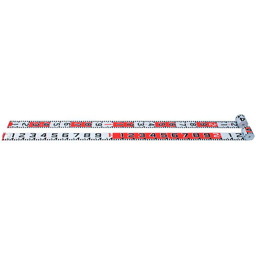 仕様100mm幅タイプ/遠近両用JIS1級標準張力：50N赤ベタ：表側20cm、裏側1m間隔10mm単位の境目盛仕様：表面タテ数字、裏面ヨコ数字テープサイズ：厚さ0.65mm×幅100mm×長さ5m重量：600g※メーカーからの取寄せ商品のため、ご注文後のキャンセル、返品、交換はできません。