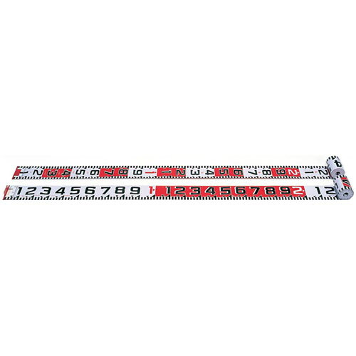仕様150mm幅タイプ/遠近両用JIS1級標準張力：50N赤ベタ：表側20cm、裏側1m間隔10mm単位の境目盛仕様：表面タテ数字、裏面ヨコ数字テープサイズ：厚さ0.65mm×幅150mm×長さ10m重量：1760g※メーカーからの取寄せ商品のため、ご注文後のキャンセル、返品、交換はできません。