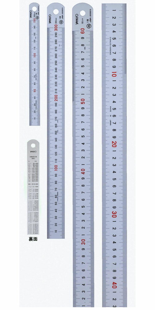 シルバー直尺 長さ1.5m ※取寄品 ヤマヨ測定機 GC150