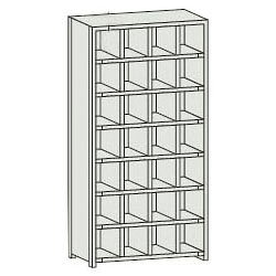 【仕様】●色：ネオグレー●間口×奥行×高さ：889×214×1802mm●タイプ：4列・7段●完成品●均等積載量：100kg/段●最大積載量：1000kg/台●質量：35.0kg【特徴】●小物・部品類の収納に最適です。●薄型で壁面管理に適しています。●棚板にカード差しが付いてるため、小物・部品管理が容易です。●高さ22mmの前あたりにより、収納品のこぼれを防ぎます。【材質/仕上げ】●本体：スチール●本体表面処理：メラミン焼付塗装生産国 日本★メーカー直送品の為、代金引換・後払い決済のお支払いはご利用できません。北海道、沖縄、離島は別途送料が必要となります。ご了承下さいメーカーからの直送商品のため、代金引換・後払い決済のお支払いはご利用頂けません。こちらの商品は、システム上、日時指定・時間帯指定を指定してご注文は可能となりますが、日付指定・時間指定をお受けできません。運送会社の都合上の配送となります。北海道、沖縄、離島は別途送料がかかる場合がございます。お客様都合によるご注文後のキャンセル、返品、交換はできません。受注後にメーカー在庫を確認いたします。万一、メーカーにて欠品や廃番の場合は商品をご用意できない場合がございます。その場合は、メールにてご連絡させて頂きますので、ご注文後、当店から届くメールを必ずご確認宜しくお願い致します。ご注文はキャンセルさせて頂くことがございますので、予めご了承お願い致します。大型商品につきましては車上渡しになる可能性がございます。マンションなどの階層がある建物は、玄関先などの1階で商品の受け渡しとなります。