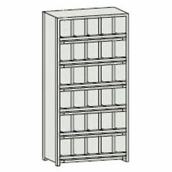【仕様】●色：ネオグレー●間口×奥行×高さ：889×264×1802mm●タイプ：5列・6段●完成品●均等積載量：100kg/段●最大積載量：1000kg/台●質量：42.4kg【特徴】●小物・部品類の収納に最適です。●薄型で壁面管理に適しています。●棚板にカード差しが付いているため、小物・部品管理が容易です。●高さ60mmの前あたりにより、収納品のこぼれを防ぎます。【材質/仕上げ】●本体：スチール●本体表面処理：メラミン焼付塗装生産国 日本★メーカー直送品の為、代金引換・後払い決済のお支払いはご利用できません。北海道、沖縄、離島は別途送料が必要となります。ご了承下さいメーカーからの直送商品のため、代金引換・後払い決済のお支払いはご利用頂けません。こちらの商品は、システム上、日時指定・時間帯指定を指定してご注文は可能となりますが、日付指定・時間指定をお受けできません。運送会社の都合上の配送となります。北海道、沖縄、離島は別途送料がかかる場合がございます。お客様都合によるご注文後のキャンセル、返品、交換はできません。受注後にメーカー在庫を確認いたします。万一、メーカーにて欠品や廃番の場合は商品をご用意できない場合がございます。その場合は、メールにてご連絡させて頂きますので、ご注文後、当店から届くメールを必ずご確認宜しくお願い致します。ご注文はキャンセルさせて頂くことがございますので、予めご了承お願い致します。大型商品につきましては車上渡しになる可能性がございます。マンションなどの階層がある建物は、玄関先などの1階で商品の受け渡しとなります。