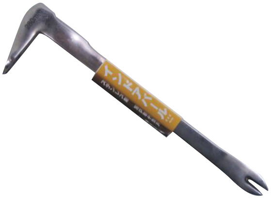 仕様専用フック付仕様：280mm材質：ステンレス鋼 SUS420J2硬度：HRC40～43用途釘抜きハンマー作業注意※割れ、カケ、ヒビなどを使用前に確認してください。※室内装飾用です。過度の負荷は避けてください。※ハンマー等で叩かないでください。※用途に合った範囲で適切にご使用ください。※使い終わったら乾いた布で汚れを拭いてください。※メーカーからの取寄せ商品のため、ご注文後のキャンセル、返品、交換はできません。