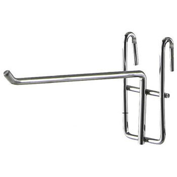 Stainless Steel - ディスプレイスタンド 用引っかけ金具100mm トラスコ TF-100