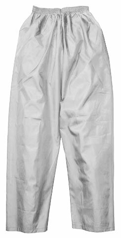 ポリエステルパンツ シルバー Lサイズ ※取寄品 カジメイク 2206-71-L