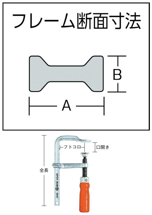 L型クランプ エコノミータイプ 最大口開300×深さ60mm ※取寄品 トラスコ G-30C6