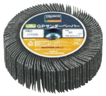 GPサンダーペーパー 径80 直接ねじ込み #40(5枚入) ※取寄品 トラスコ GPSP8025-Z40