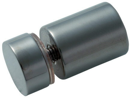 サインナット 平丸 径20×胴部高さ50mm 黒クロームメッキ 1個入 ※取寄品 トラスコ SN-AA197