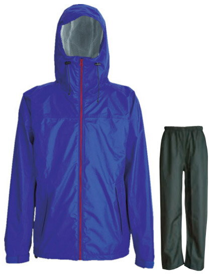 コンフォートレインスーツ ロイヤルブルー L ※取寄品 トラスコ TRW3440-52-L