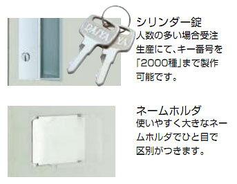 スタンダードロッカー(3人用)900×515×1790mm【代引不可・メーカー直送品 車上渡し品】 トラスコ NL37 [2]