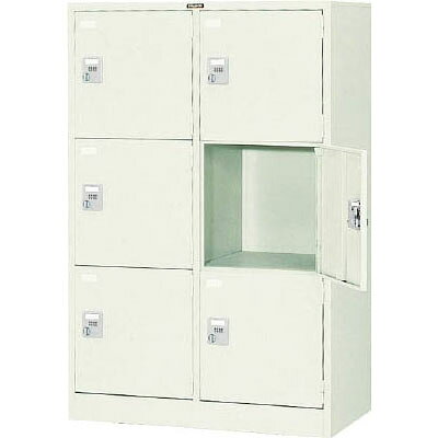 多人数用ロッカー(6人用・手ぶらキー錠)900×515×1373mm【代引不可・メーカー直送品...
