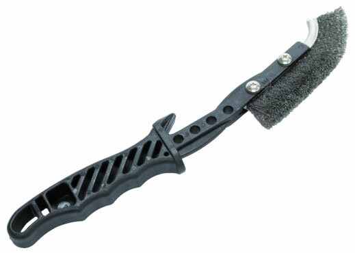 チャンネルブラシ EグリップJ型 ワイヤー鋼線 ※取寄品 トラスコ TEBJ-WB