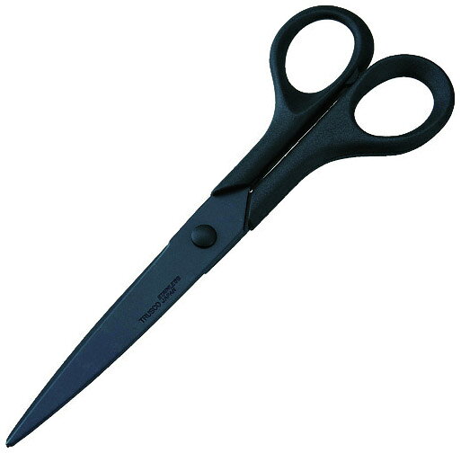 ステンレスはさみ 粘着テープ用フッ素コート 175mm ※取寄品 トラスコ S-175F