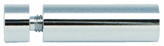 ポイントビス用サインナット平丸 径10×胴部高30mm クローム 1個入 ※取寄品 トラスコ SN-AA061