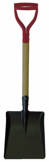 木柄ショベル エコノミータイプ 角形 全長970mm ※取寄品 トラスコ MSE-970K