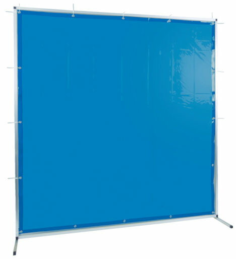 溶接用遮光フェンス アルミ製 W2000×H2000 ブルー ※取寄品 トラスコ TYAF-2020-B