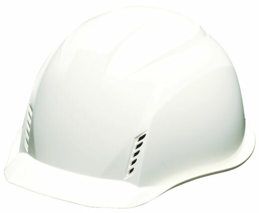 遮熱ヘルメット「涼帽」KP型 通気孔付 白 ※取寄品 トラスコ TD-HB-FV-KP-W