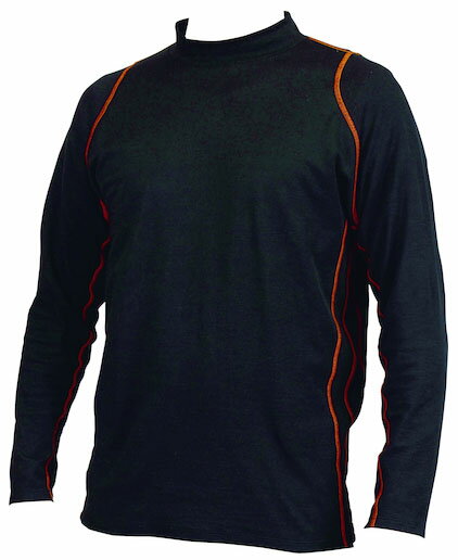 吸湿発熱ウェア ティーバーナー2 ハイネックシャツ Lサイズ ※取寄品 トラスコ TSHT-L