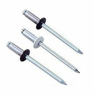 カラーブラインドリベット エコボックス ホワイト 4×7.2mm(300本入) エビ ロブテックス CNSA52WEB