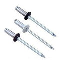 カラーブラインドリベット ホワイト 4×8.9mm(1000本入) エビ ロブテックス CNSA53W