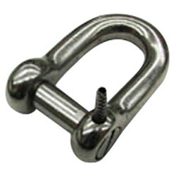 乐天商城 - ステンレス ピン止め沈みシャックル 線径(D)8mm 長さ(L)32mm 取寄品 水本機械 CSP-8