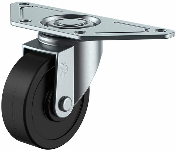 SGC型 自在車 50mm 穴径8.8 ゴム ※受注生産品 ユーエイキャスター SGC-50RH-8.8