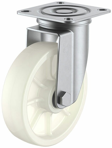 SUS-J2型 自在車 150mm ナイロン ※取寄品 ユーエイキャスター SUS-NJ2-150