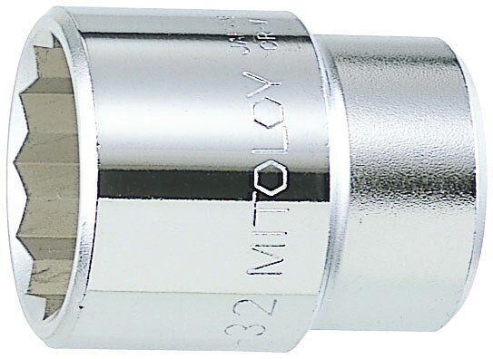 3/4 スペアソケット スタンダードタイプ(12角)1-3/8inch ※取寄品 MITOLOY 6M-1-3/8