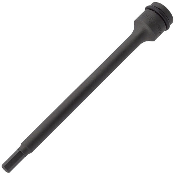 1/2 ヘックスソケット ロング パワータイプ 全長200×12mm ※取寄品 MITOLOY P4HT12-200