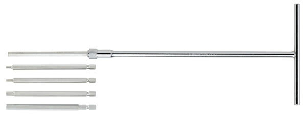 T型ホローレンチ・ビット5本組(100H-200L) ※取寄品 MITOLOY THC-100-200S