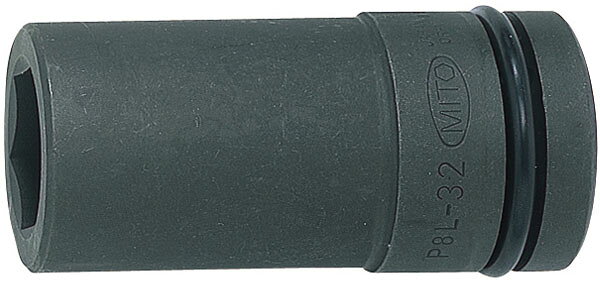 8/8 インパクトレンチ用ソケット ロングタイプ(6角)24mm ※取寄品 MITOLOY P8L-24
