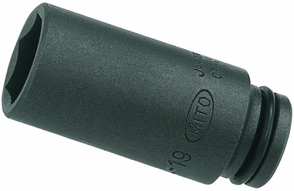 3/8 インパクトレンチ用ソケット ロング(6角)3/4inch ※取寄品 MITOLOY P3L-3/4