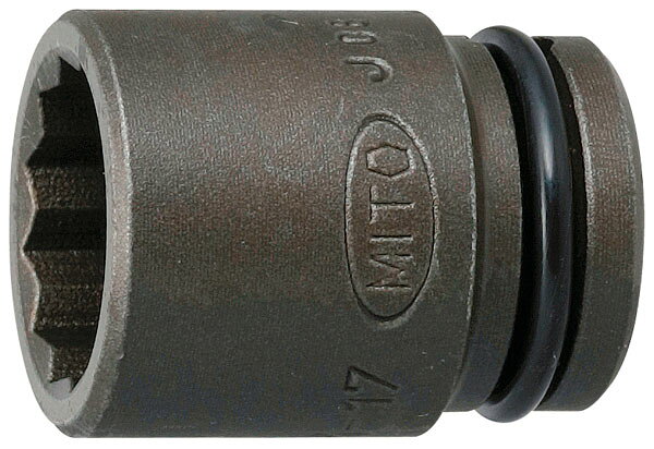 樂天商城 - 3/8 インパクトレンチ用ソケット スタンダードタイプ(12角)10mm ※取寄品 MITOLOY P3M-10