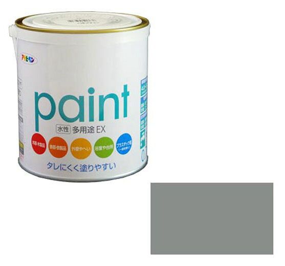 Paint - 水性多用途EX 0.7L グレー 取寄品 アサヒペン 459404