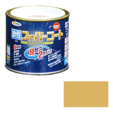 アサヒペン 水性スーパーコート 1/5L ベージュ ※取寄品