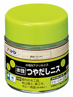 Rakuten - 水性つやだしニス 100ml 透明/クリヤ 取寄品 アサヒペン 443205