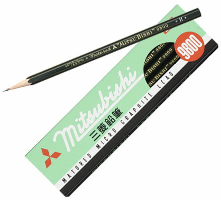 マークシート用鉛筆 9800 H 【12本セット(1ダース)】 取寄品 三菱鉛筆 K9800H (三菱鉛筆 文房具 文具 事務用品 筆記具)