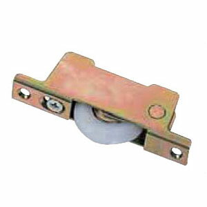 調整戸車14型 ベアリング入ジュラコン車 鉄枠(30mm・丸型)(1個価格) ジュラコン(R) ヨコヅナ TEM-0301