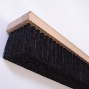 左官ブラシ 黒混毛 6行 2丁掛 柄無 イノウエ ISS-936