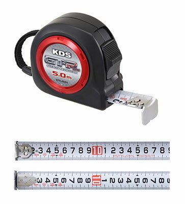 巻き尺 コンベックス 剛立25mm巾 5m ベルトクリップ付 高強度 厚爪 ※取寄品 ムラテックKDS GTR-2550