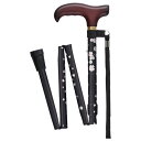 Walking Stick ステッキ 杖 ベーシック 折畳S チェリーブラック 取寄品 Fuji Home フジホーム WB3942 ( 介護 福祉 おじいちゃん おばあちゃん 散歩 外出 男性 女性 父の日 母の日 ギフト 敬老の日 お祝い 贈答 軽量 つえ 介護用品 リハビリ シニア )