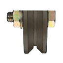 S45C重量戸車ワイドタイプ 車のみ(300mm・V型)(1個価格)【受注生産品】 ヨコヅナ JGPW3005