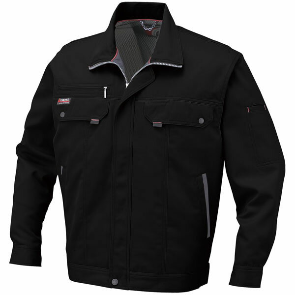 エコ・防汚ブルゾン ブラック LL ※取寄品 コーコス K-7770