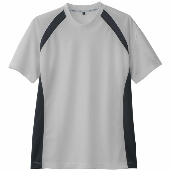 吸汗速乾半袖Tシャツ シルバー 4L ※取寄品 コーコス AS-627