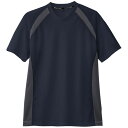吸汗速乾半袖Tシャツ ネイビー L ※取寄品 コーコス AS-627(4)