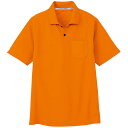 吸汗速乾半袖ポロ(ポケットあり) オレンジ 3L ※取寄品 コーコス AS-1657