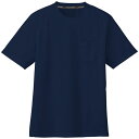 吸汗速乾半袖Tシャツ(ポケットあり) ネイビー 3L ※取寄品 コーコス AS-657