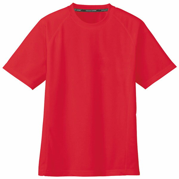 吸汗速乾半袖Tシャツ(ポケットナシ) レッド 4L ※取寄品 コーコス AS-647