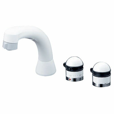 サーモスタット式洗髪シャワー 3ツ穴サーモ水栓の交換用 ※取寄品 KVK KF260NEN