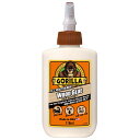 ゴリラ ウッドグルー 木材 布 紙用 接着剤 118ml 取寄品 ゴリラグルー (GORILLA GLUE ) 1773 ( 超強力 クリア 耐水 屋内 屋外 塗装 耐熱 66度 研磨 切削 湿気 接着 平滑面 広い 狭い 補修 金属 木材 石材 陶器 プラスチック ガラス ゴム 現場 工場 家具 クラフト )