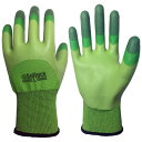天然ゴム ラテックス 滑り止め手袋 ソフラック グリーン Mサイズ 3層コートで指先強度 滑りにくい 破れにくい 取寄品 丸五 #1900-green-M ( ...